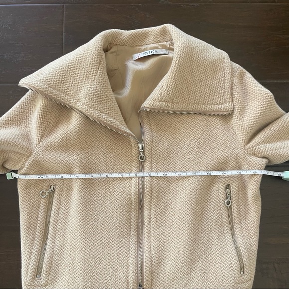 Jessica by Christopher L Wool Blend Jacket Size 2 - Picture 3 of 10